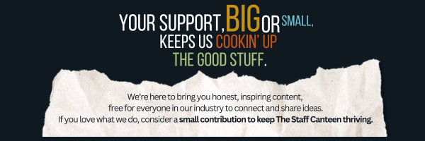 contribute the staff canteen